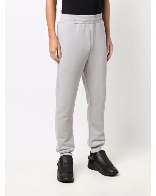 A_COLD_WALL* Gray Embossed Logo Trackpants for men