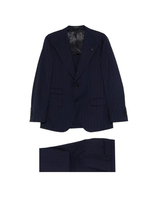 Gabriele Pasini Blue Costume Rayé for men