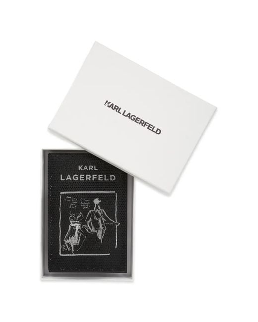 Karl Lagerfeld Black Mini Pochette K/Soirée