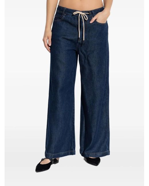Munthe Blue Drawstring Jeans