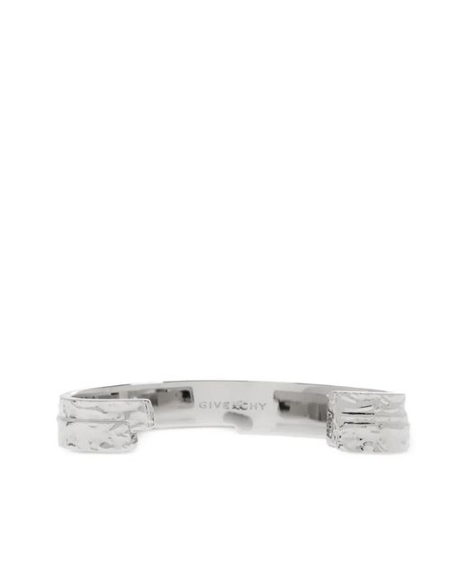 Givenchy White Textured Bracelet