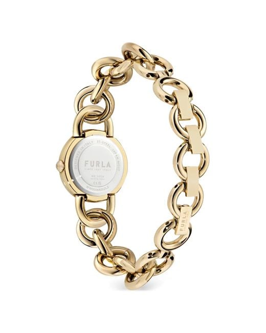 Furla Metallic Crystals 30Mm Watch
