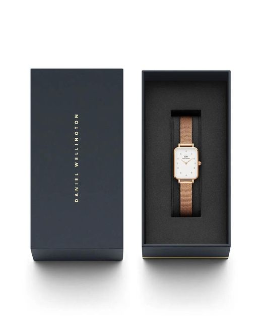 Daniel Wellington White Quadro Pressed Melrose Lumine 26Mm