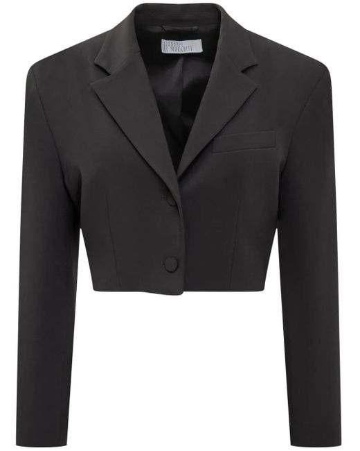 GIUSEPPE DI MORABITO クロップド ジャケット Black