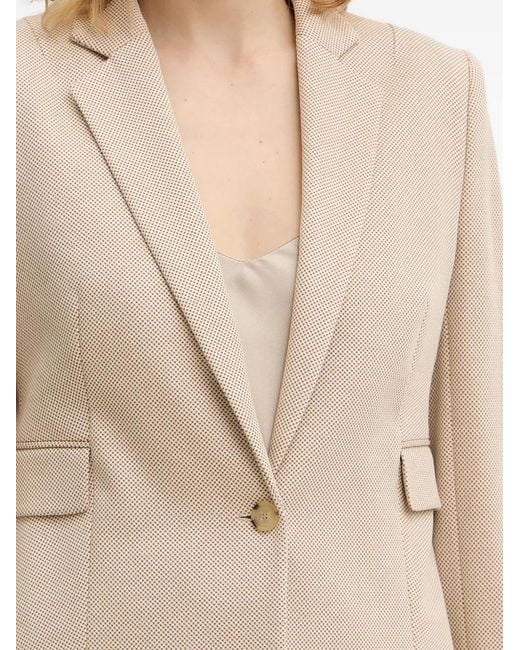 Boss Natural Jia Tetured Blazer