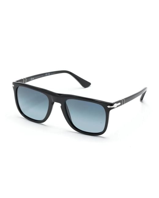 Persol Blue D-Frame Tinted Sunglasses