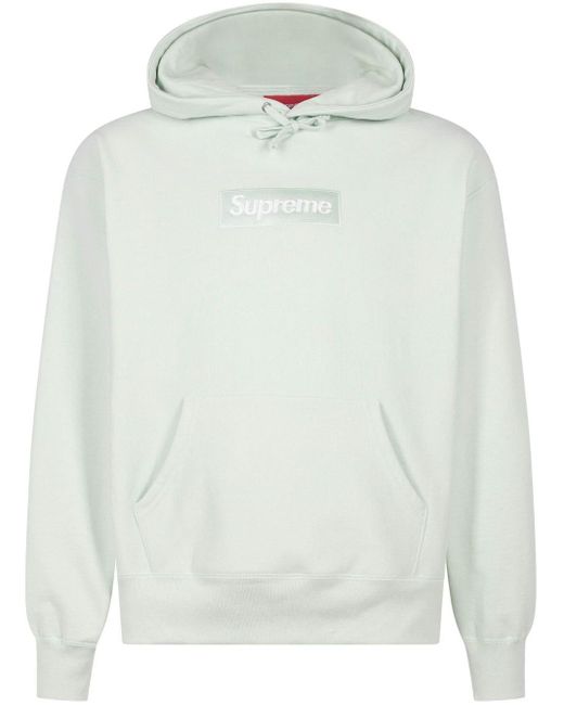 Supreme Hoodie Met Logo in het White