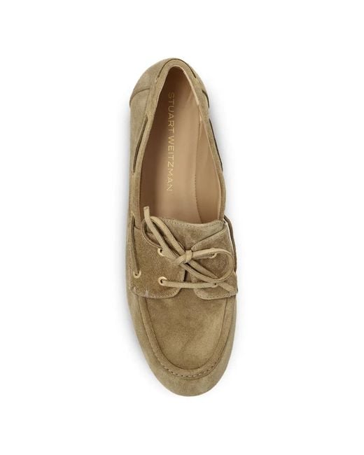 Stuart Weitzman Natural Tinsley Loafers