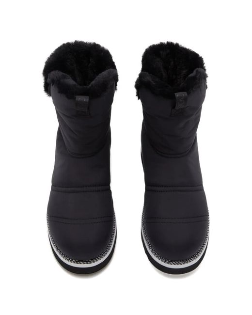 Odissi Black Rose Lined Elasticated Boots