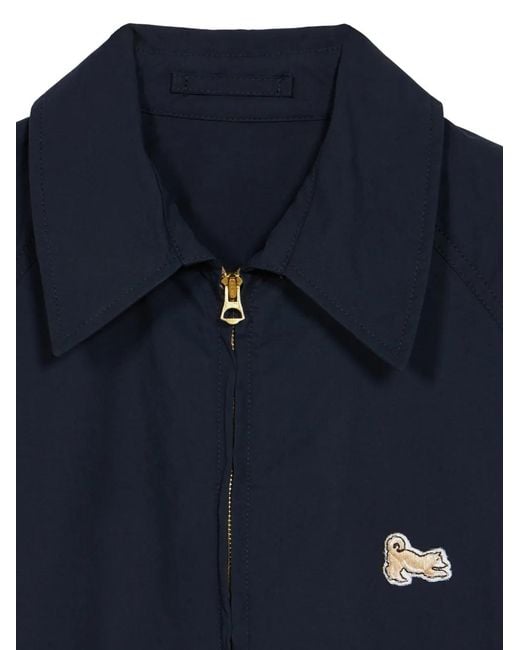 Fortela Blue Zumat Zip-Up Jacket for men