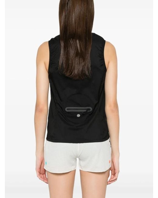 Asics Black Metarun Packable Gilet Clothing