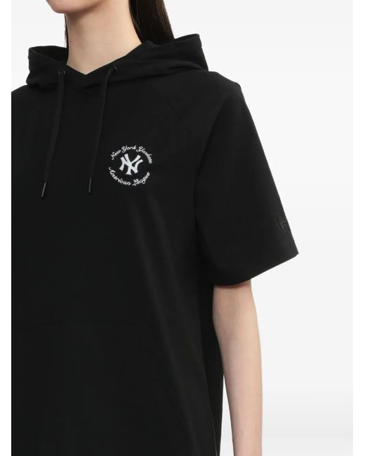 KTZ Black X Mlb Ny Yankees Short-Sleeve Hoodie