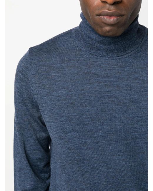 Boss Pullover Mit Rollkragen in Blue für Herren