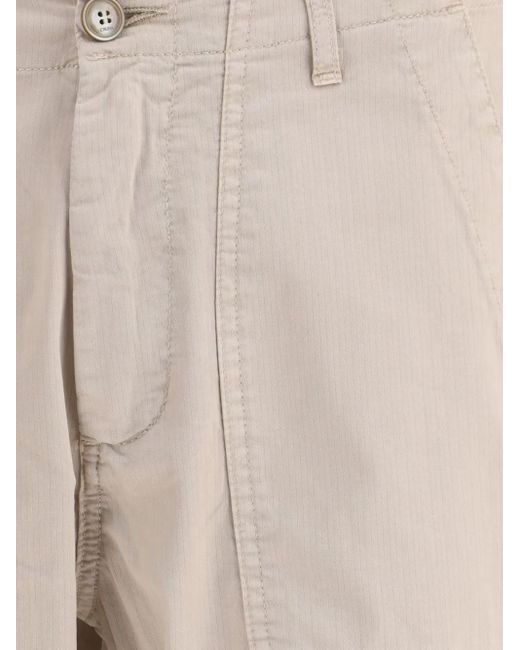 Cruna Natural Cork Patch-Pocket Cotton Trousers for men