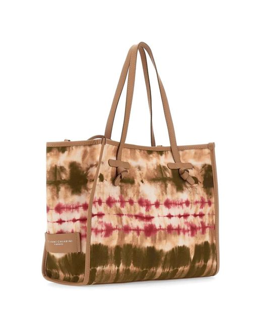 Gianni Chiarini Pink Marcella Tie-Dye Shoulder Bag