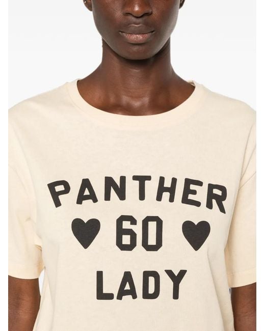 Valentino Garavani Natural Slogan-Print Cotton T-Shirt