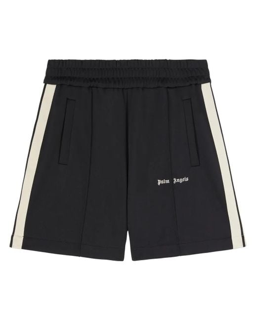 Palm Angels Joggingshorts Mit Logo-Print in Black für Herren