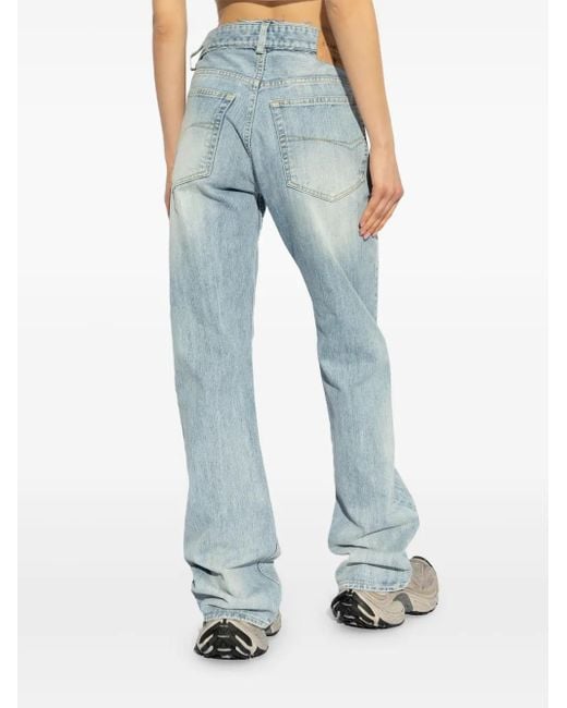 Balenciaga Blue Straight Fit Jeans