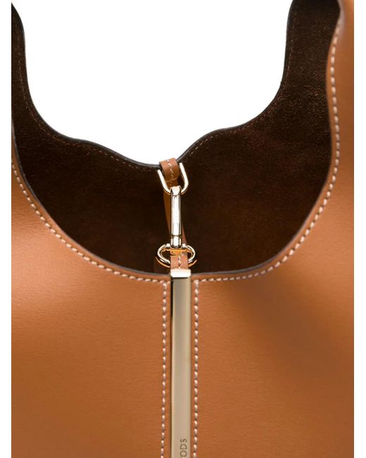 Tod's Brown Handtasche Aus Leder
