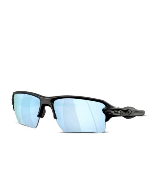 Oakley Blue Rectangle-Frame Sunglasses for men