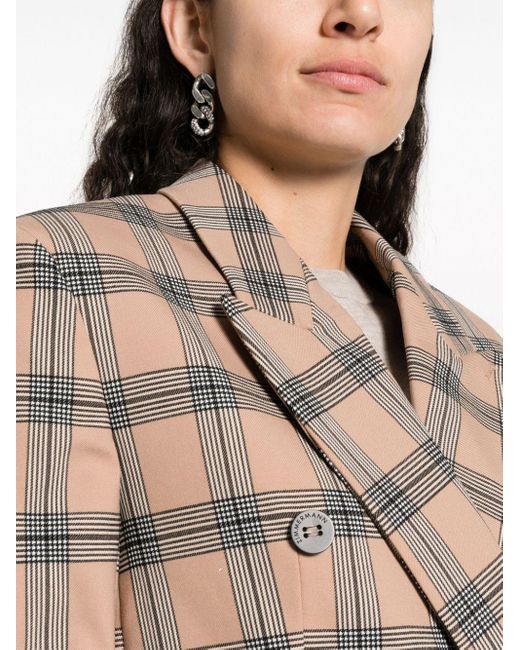 Zimmermann Natural Luminosity Checked Double-breasted Blazer