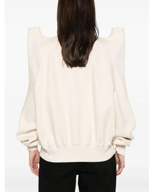 Rick Owens Natural Tecsweat Sweatshirt