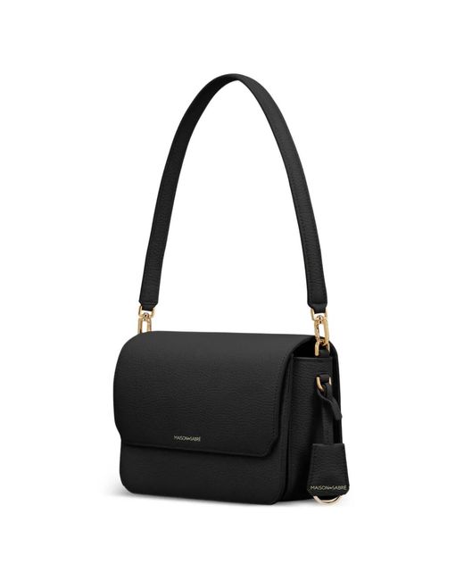 Maison De Sabre Black Medium Flap Bag