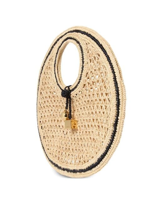 Jacquemus Metallic The Spiaggia Small Round Bag