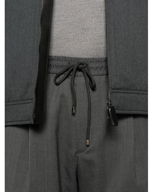 Briglia 1949 Gray Drawstring Trousers for men