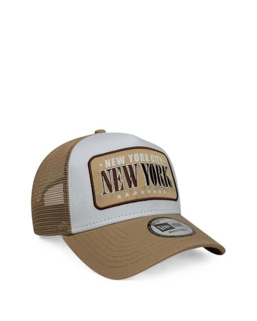 KTZ Gray Logo-Patch Trucker Cap for men