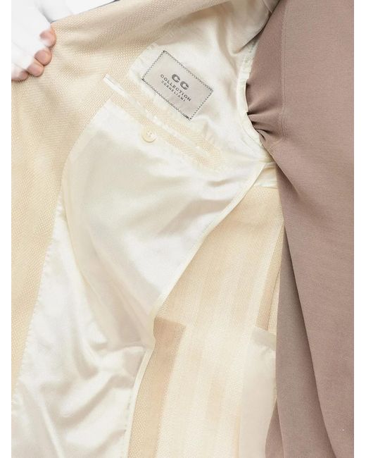 Corneliani Natural Striped Single-Breasted Blazer for men