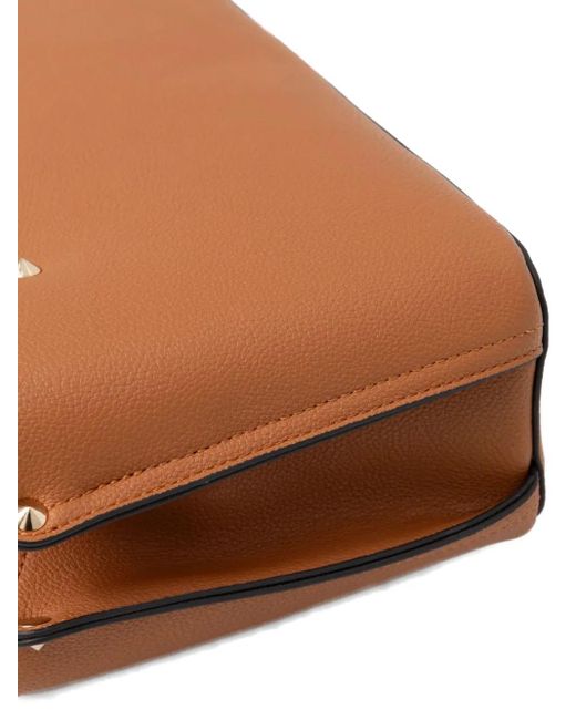 Guess Brown Sac Porté Épaule À Patch Logo