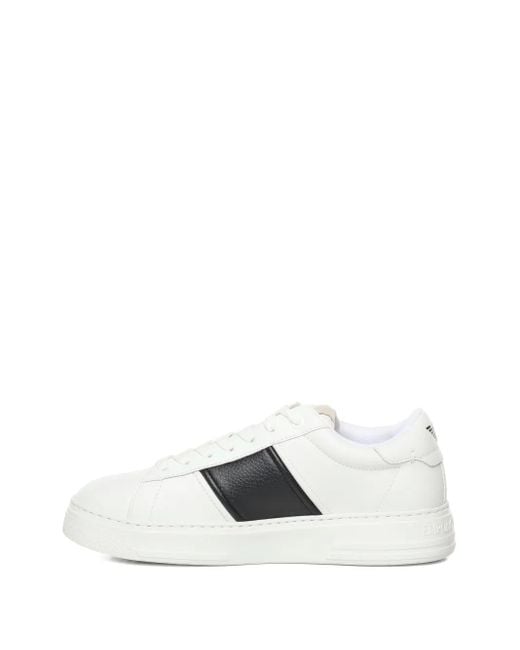 Emporio Armani White Lace-up Sneakers for men
