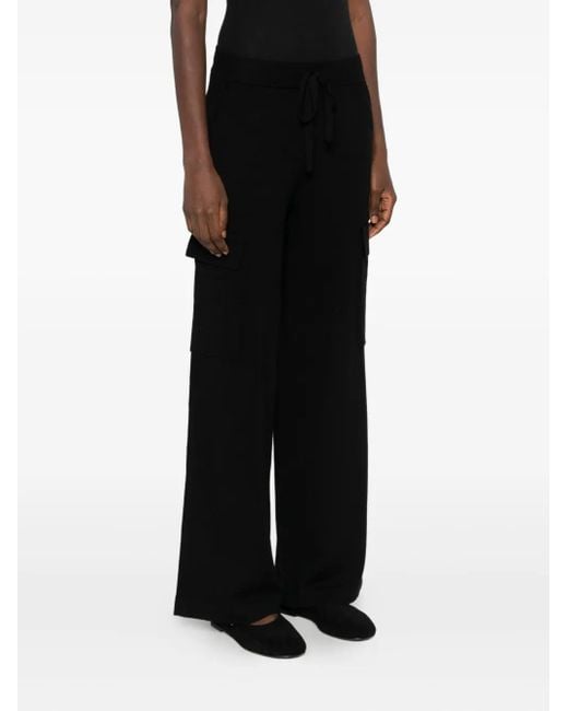 P.A.R.O.S.H. Black Drawstring Pocket Trousers