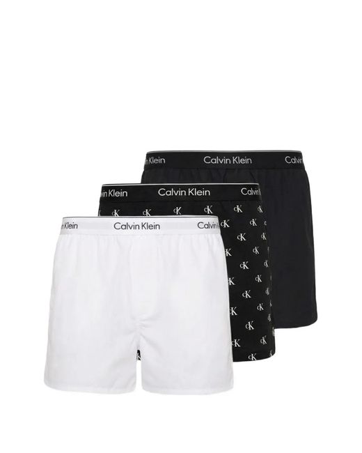 Calvin Klein Black Logo-Print Boxers for men