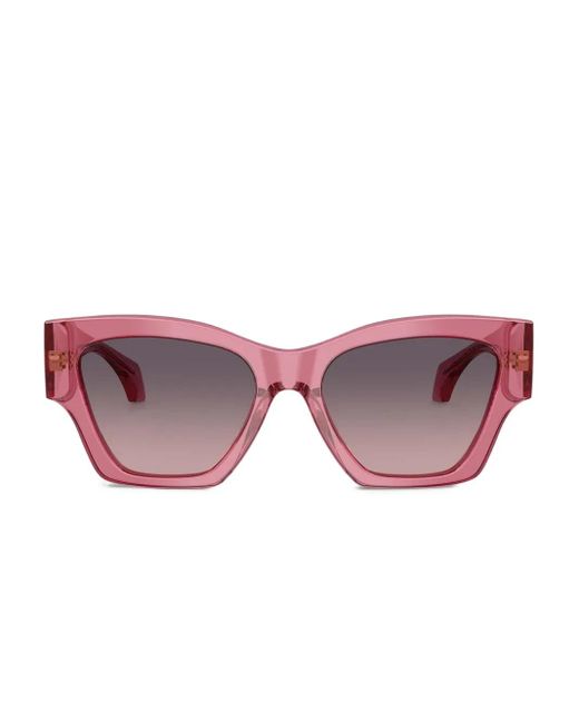 Versace Bril Met Cat-Eye Montuur in het Pink