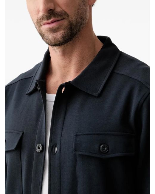 Joop! Blue Button-Up Shirt Jacket for men