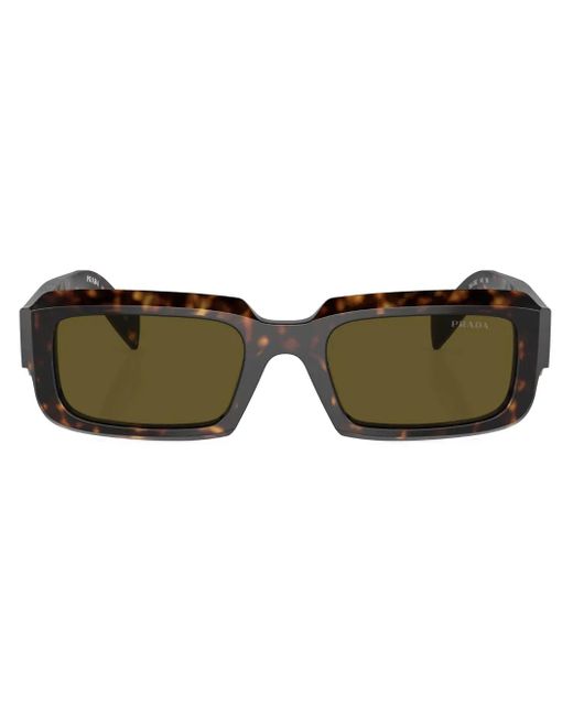 Prada Brown Symbole Square-Frame Sunglasses