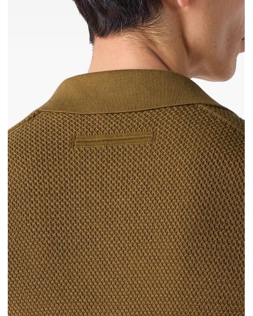 Zegna Green "Z Lux Leisurewear" Polo Shirt for men