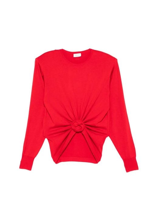 Magda Butrym Red Wool Sweater