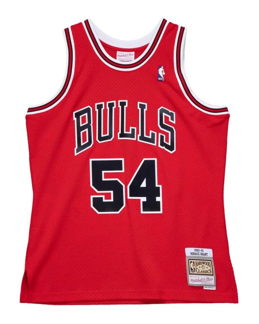 Mitchell & Ness X NBA Chicago Bulls Horace Grant 1990-91 Swingman Trikot in Red für Herren