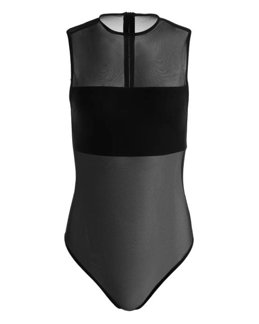 Alice + Olivia Black Bandeau Bodysuit