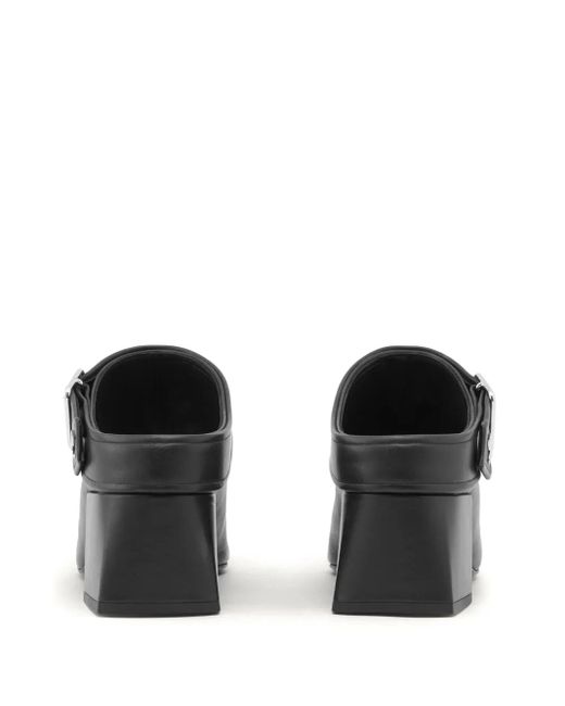 Courreges Black Mules & Clogs