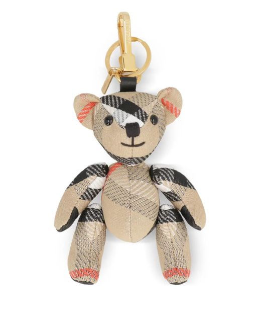 Burberry Metallic Thomas Teddy-Bear Keychain