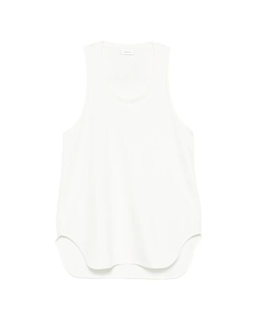 Wardrobe NYC White Oversized Tank Top