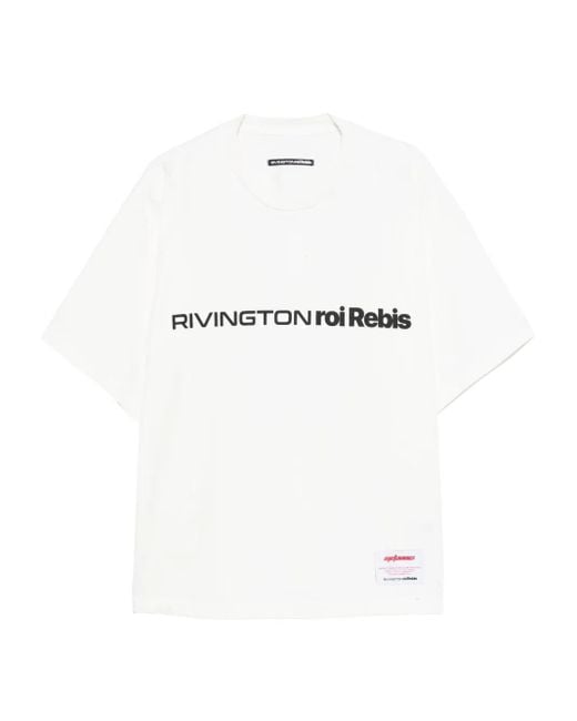 メンズ RRR123 Graphic T-shirt White