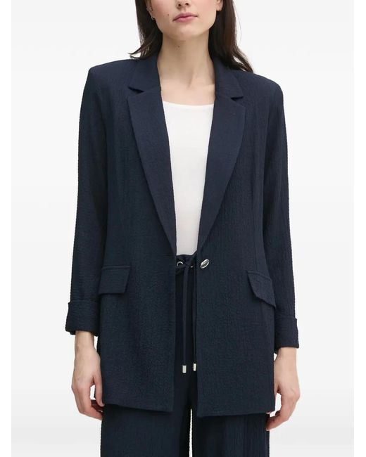 Joseph Ribkoff Blue Textured Blazer