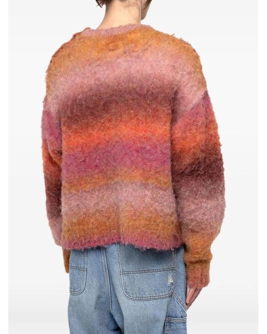 Jersey a rayas KAMIYA de hombre de color Orange