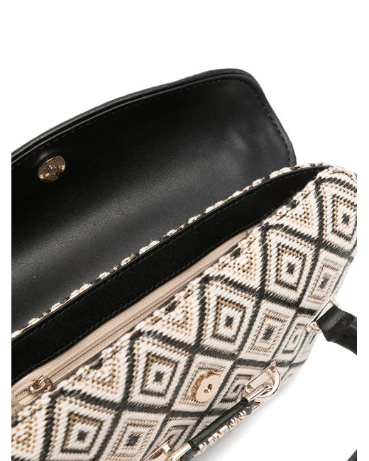 Guess Metallic Mini Sophia Diamond-Pattern Tote Bag
