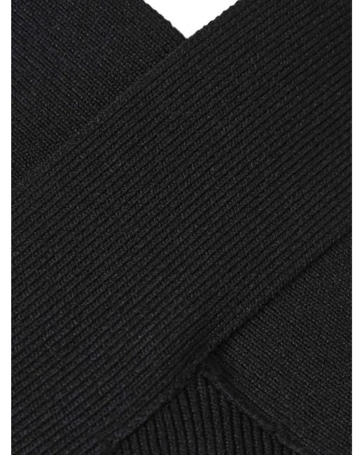 Cult Gaia Black Halterneck Top
